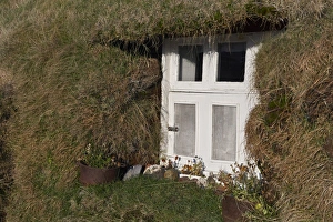 Images Dated 22nd October 2008: Lindarbakki turf house at Bakkagerdi, Borgarfjordur Eystri, East Fjords area
