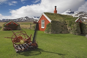 Turf Prints: Lindarbakki turf house at Bakkagerdi Borgarfjordur