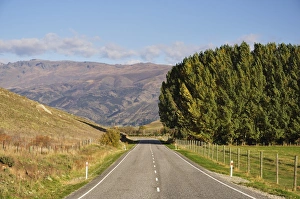 High Way Prints: Lindis Pass to Tarras Road, near Tarras, Otago, South Island, New Zealand, Pacific