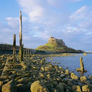 National Famous Place Prints: Lindisfarne Castle, Holy Island, Northumberland, England