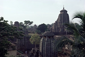 Orissa Prints: Lingaraj Temple