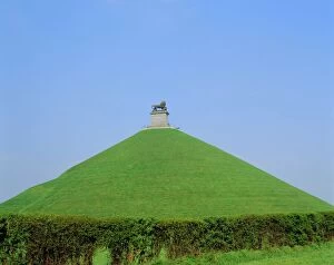 Images Dated 26th July 2008: Lion Hill, site of the Battle of Waterloo, Belgium