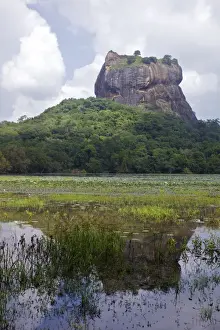 Moats Prints: Lion Rock Fortress, Sigiriya, UNESCO World Heritage Site, Sri Lanka, Asia