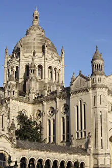 Calvados Prints: Lisieux basilica, Lisieux, Calvados, Normandy, France, Europe
