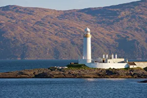Light House Prints: Lismore lighthouse from the Craignure-Oban ferry, Highlands, Scotland, United Kingdom