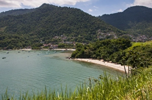 Paraty Prints: Little bay between Paraty and Rio de Janeiro, Brazil, South America
