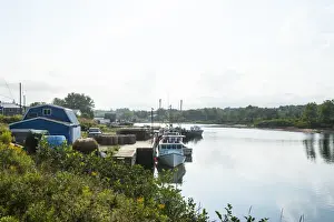 Inlet Prints: Little boats in the bay of Dingwall