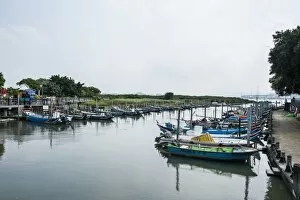 Images Dated 12th April 2011: Little boats, Guandu Nature Park, Guandu, Taipeh, Taiwan, Asia