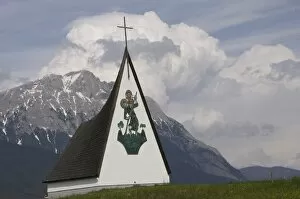 Images Dated 12th May 2009: The little church in the meadows, Mieming, Sonnenterrase, Austria, Europe