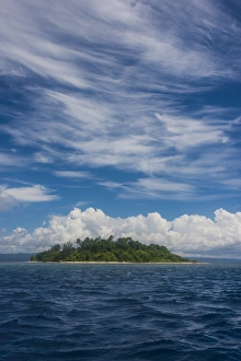 Little island off the coast of Rabaul, East New Britain, Papua New Guinea, Pacific