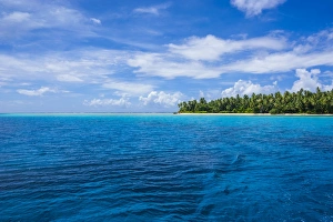 Little islet in the Ant Atoll, Pohnpei, Micronesia, Pacific
