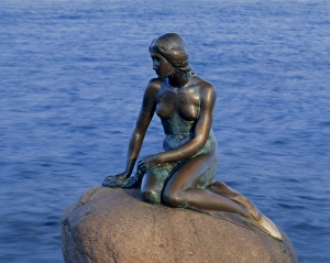 Mermaid Prints: Little Mermaid, Copenhagen, Denmark, Europe