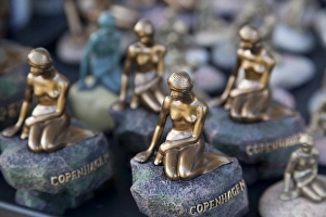 Mermaid Prints: Little Mermaid souvenirs, Copenhagen, Denmark, Scandinavia, Europe