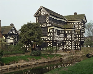 Timbered Prints: Little Moreton Hall, Cheshire, England, United Kingdom, Europe