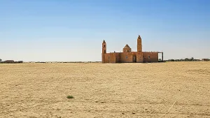 Tibesti Prints: Little mosque in the Tibesti Mountains, Chad