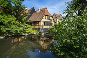 Aarhus Prints: Little pond in the Old Town, Den Gamle By