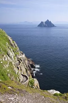Images Dated 13th April 2010: Little Skellig from Skellig Michael, County Kerry, Munster, Republic of Ireland, Europe