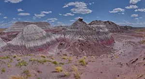 Environmental Protection Prints: The Little Teepees on the north side of Haystack Mesa in Petrified Forest National Park