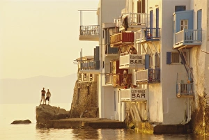 Little Venice in the Alefkandra district of Mykonos Town