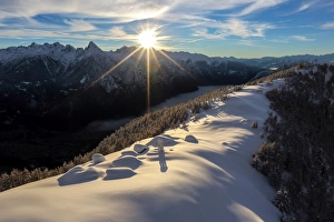 Mountainside Prints: A little village at the foot of Alpe Scima