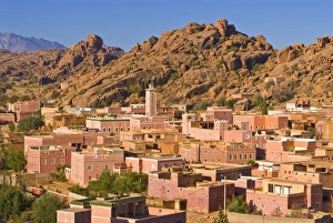 Images Dated 20th May 2008: Little village near Tafraoute, Morocco, North Africa, Africa