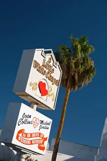 Customs Prints: A Little White Chapel Wedding Chapel, Las Vegas, Nevada, United States of America