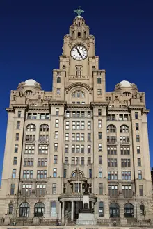Pier Head Prints: Liver building, Pierhead, UNESCO World Heritage Site