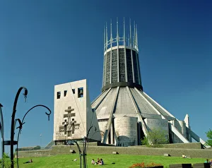 Liverpool Prints: Liverpool cathedral, Liverpool, Merseyside, England, United Kingdom, Europe