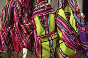 La Paz Prints: Llama wool bags, La Paz, Bolivia, South America