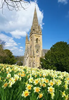 Cardiff Prints: Llandaff Cathedral, Llandaff, Cardiff, Wales, United Kingdom, Europe