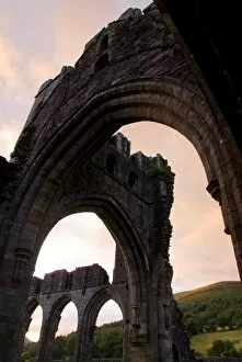 Llantony Priory, Powys, Wales, United Kingdom, Europe