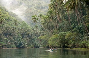 One Man Only Prints: Loboc River, Bohol, Philippines, Southeast Asia, Asia