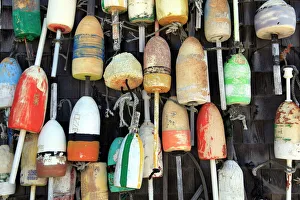 Fishing Prints: Lobster buoys, Cape Cod National Seashore