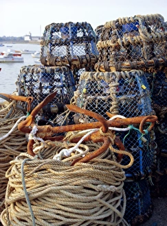 Rope Prints: Lobster pots, Normandy, France