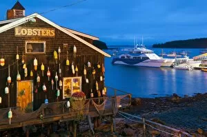 Images Dated 7th October 2010: Lobster restaurant, Bar Harbor, Mount Desert Island, Maine, New England, United States of America