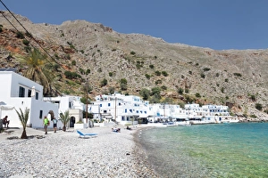 Loutro Prints: Local beach, Loutro, South Crete, Crete, Greek Islands, Greece, Europe