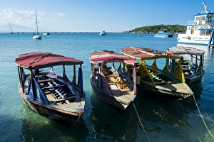 Tour Boat Prints: Local tourist boats Labadie, Haiti, Caribbean, Central America