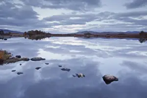 Loch Ba Prints: Loch Ba on Rannoch Moor at dusk