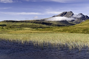 Images Dated 13th September 2009: Loch Cill Chriosd near Broadford looking to Blaven and Red Cuillin on the Isle of Skye