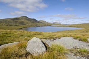 Images Dated 11th September 2009: Loch Enoch, looking towards Merrick, Galloway Hills, Dumfries and Galloway, Scotland