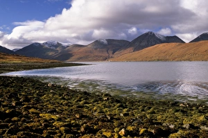 Cuillin Hills Prints: Loch Hainort and Red Cuillins (Red Hills)