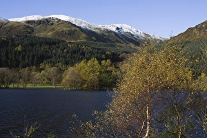 Loch Lubnaig in autumn, Trossachs, Stirlingshire, Scotland, United Kingdom, Europe