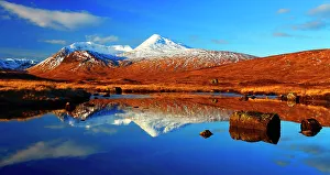Loch Nah Achlaise, Rannoch Moor, Highland Region, Scotland, United Kingdom, Europe