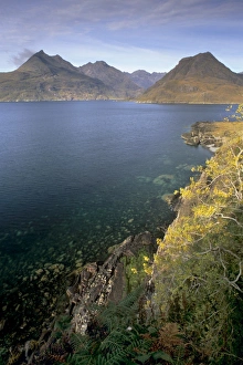 Cuillin Hills Prints: Loch Scavaig and Black Cuillins in the distance