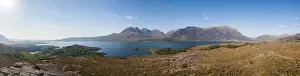 Highlands Prints: Loch Torridon and Ben Alligin from the Shieldaig to Applecross Road near Ardheslaig in Wester Ross
