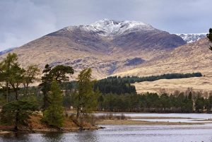 Black Mount Prints: Loch Tulla and Black Mount, near Bridge of Orchy, Highland, Scotland, United Kingdom