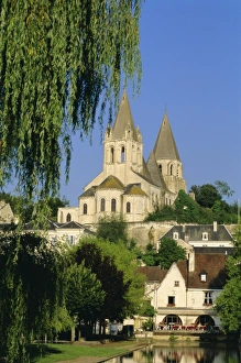 Willow Prints: Loches, Touraine, Centre, France, Europe