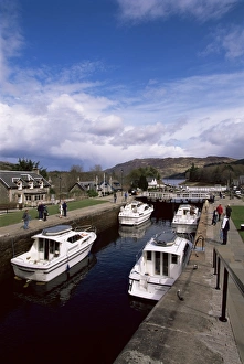 Channel Prints: Locks on the Caledonian Canal