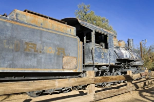 Rusty Prints: Locomotive in Furnace Creek Museum