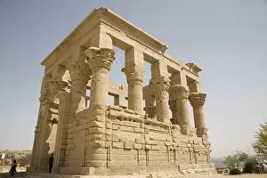 Images Dated 25th February 2007: The lodge of the Temple of Philae, UNESCO World Heritage Site, Nubia, Egypt